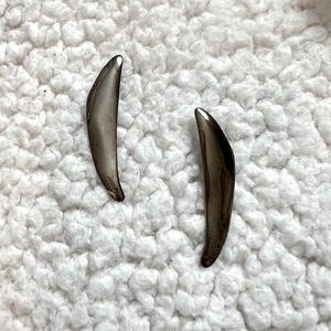 Vintage silver tone earrings